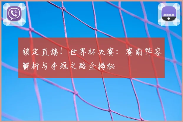 锁定直播！世界杯决赛：赛前阵容解析与夺冠之路全揭秘